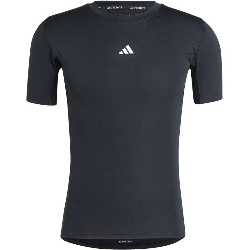 

Тренировочная компрессионная рубашка Techfit Adidas, черный