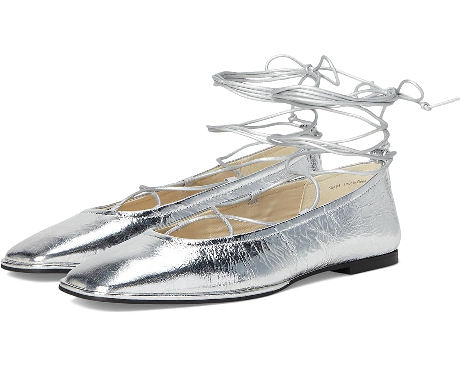 

Туфли на плоской подошве Dolce Vita Ryder, цвет Silver Distressed Leather