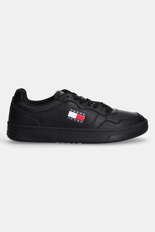 Кожаные кроссовки TJM CUPSOLE LEATHER ESS Tommy Jeans, черный — фото 2