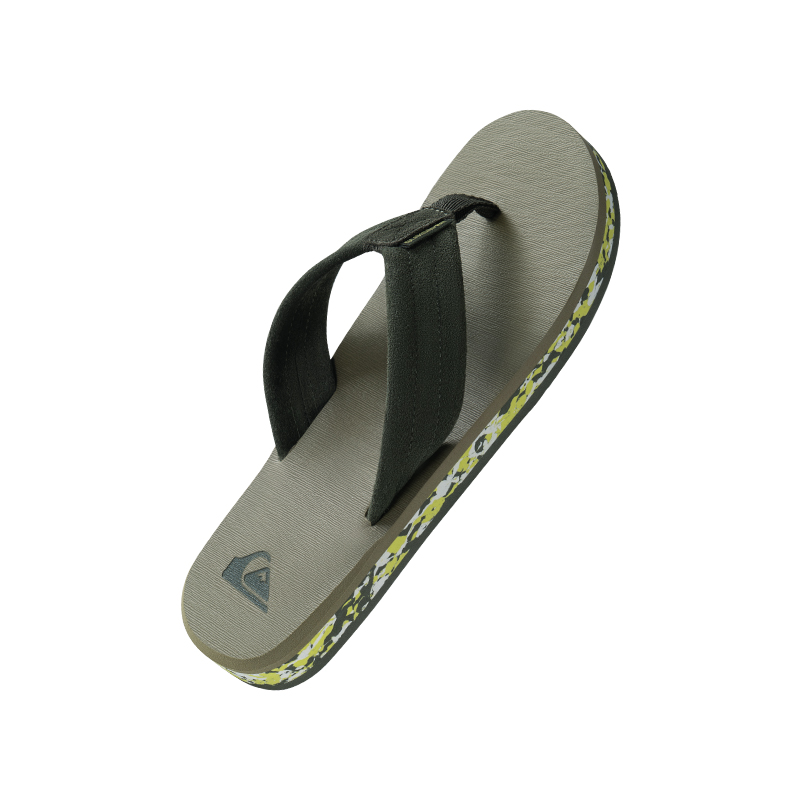 Quiksilver EVA шлепанцы Abrasion Resistant мужские Olive Green — фото 3