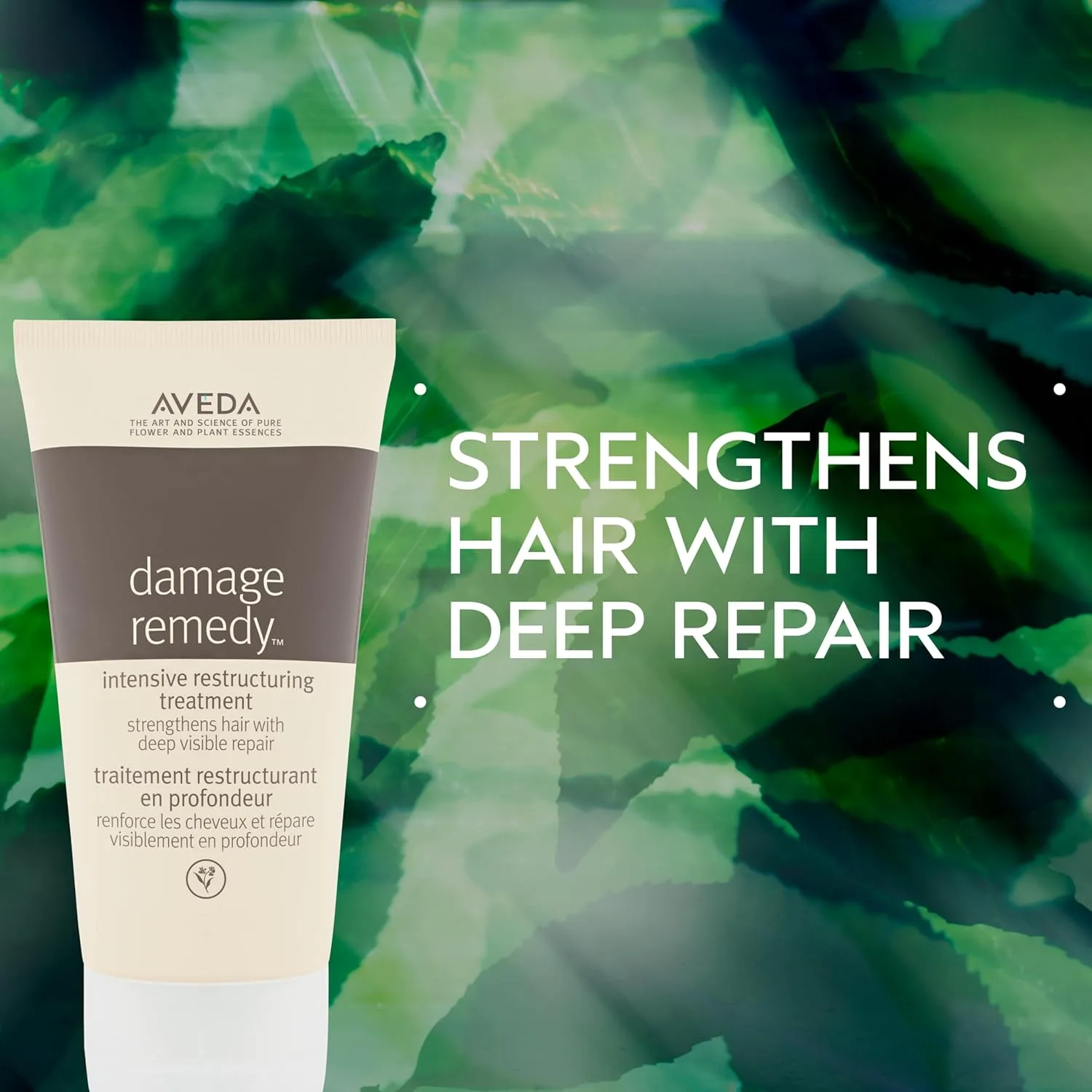 Интенсивное восстанавливающее средство Aveda Damage Remedy | Глубокое восстановление поврежденных волос | Укрепляет поврежденные волосы | С протеином киноа | 98% натуральных ингредиентов*, 140 мл — фото 2