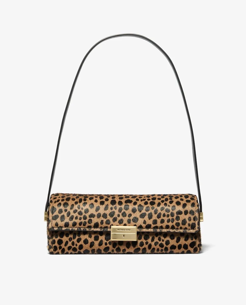 

Сумка через плечо Ludlow Furry с принтом Michael Michael Kors, коричневый
