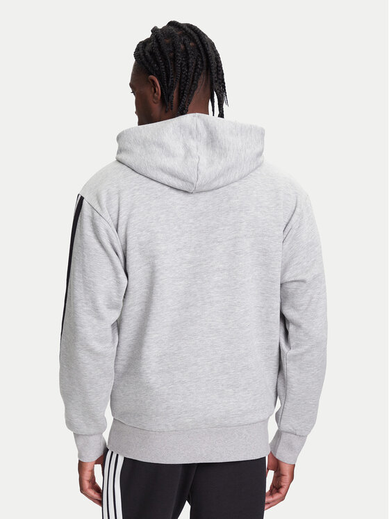 Толстовка обычного кроя Essentials 3-Stripes JE6302 Adidas, серый — фото 3
