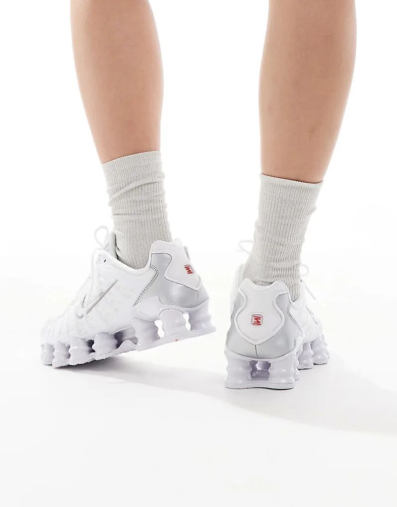 Кроссовки Shox TL унисекс белого цвета Nike — фото 3