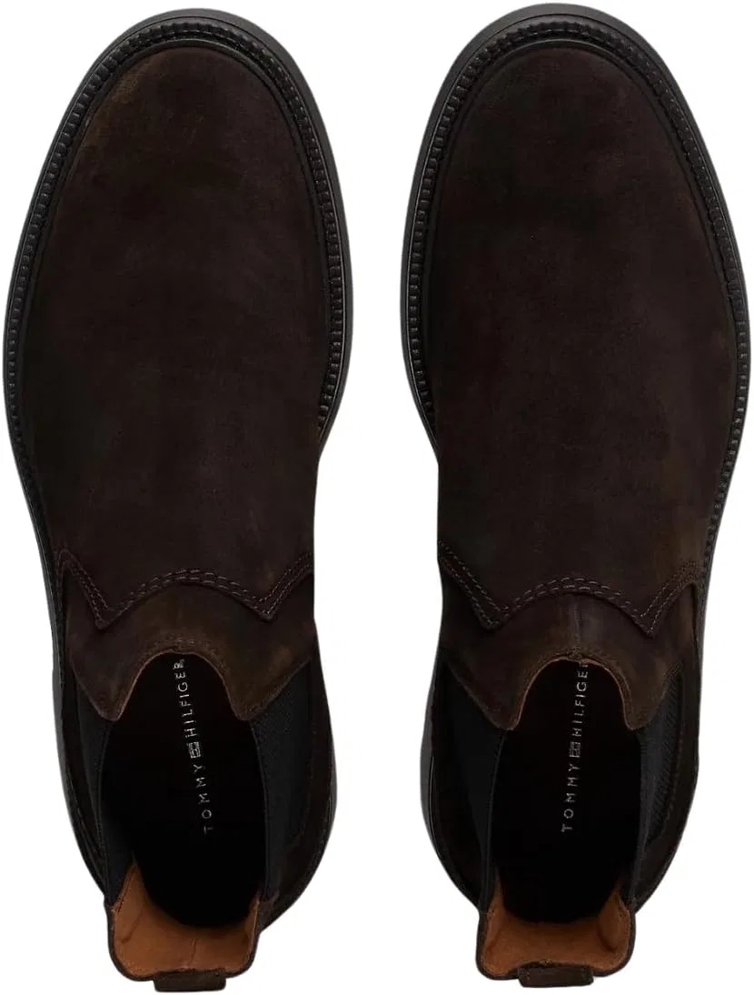 Мужские низкие ботинки Tommy Hilfiger: комфортные и элегантные, Brown Dark Coffee — фото 4