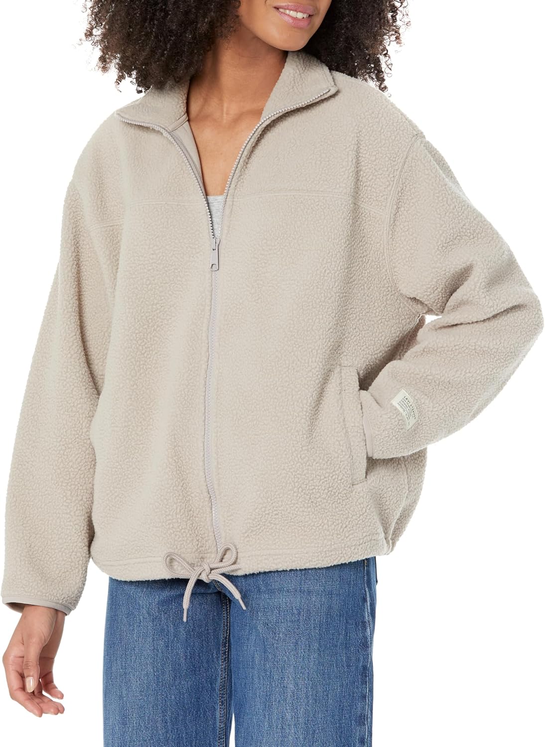 

Женская куртка Levi's Trucker из искусственного меха, серо-бежевый