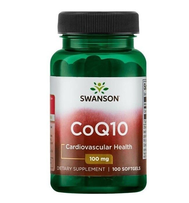 

Коэнзим Q10 в капсулах Swanson Koenzym Q10 100 mg, 100 шт