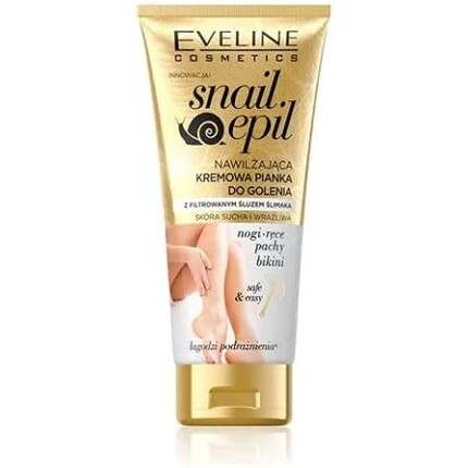 

Eveline Cosmetics Увлажняющая пена для бритья Snail Epil 175 мл