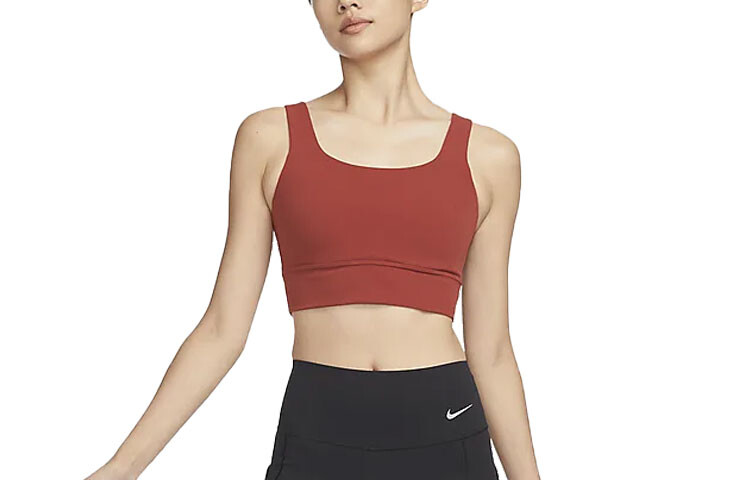 

Спортивное нижнее белье женское темно-оранжевое Nike