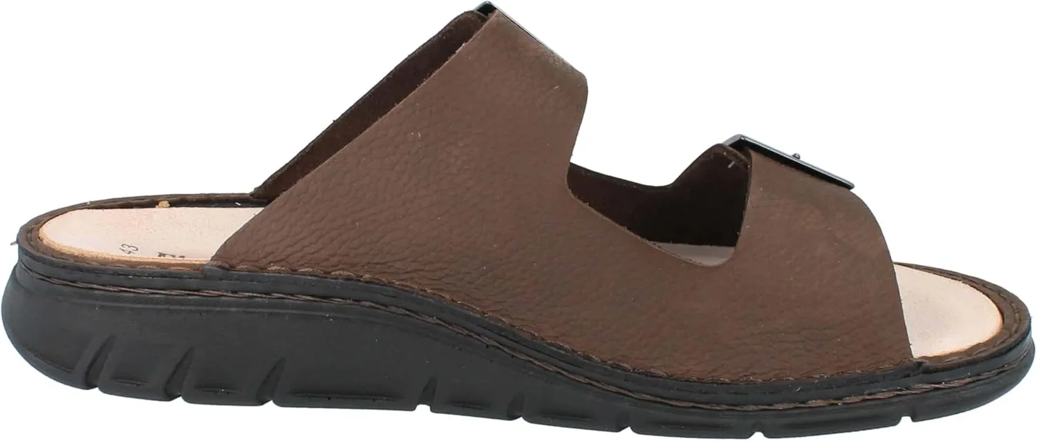 Мужские мюли Finn Comfort FINNCO Cayman Soft выполнены из нубуковой кожи бежевого цвета — фото 4