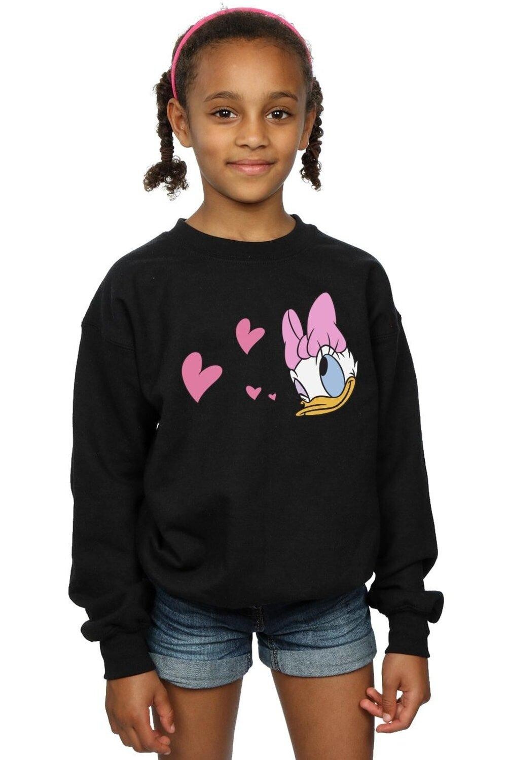 

Толстовка Daisy Duck Kisses Disney, черный