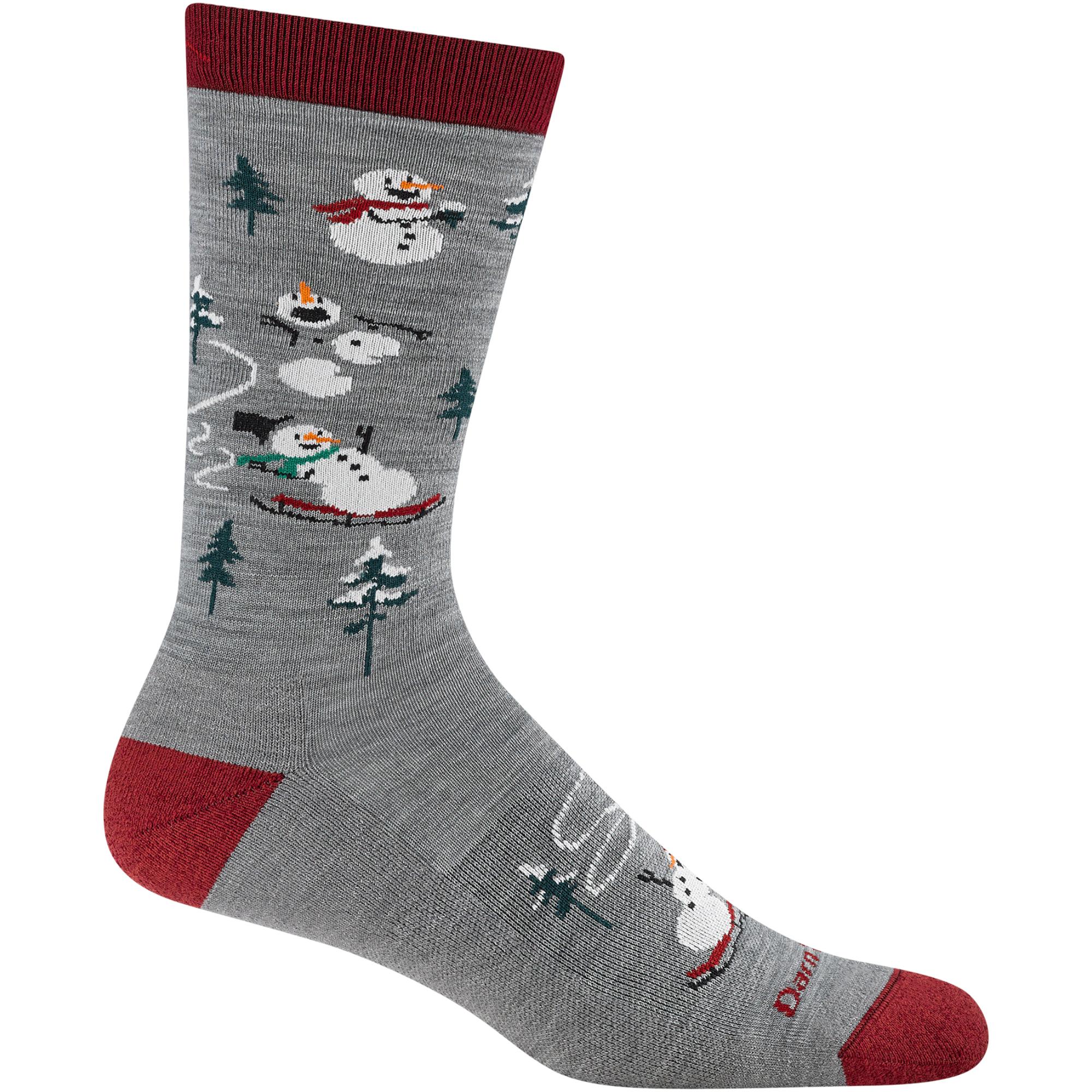 

Мужские легкие повседневные носки Sled Head Crew Darn Tough Vermont, Grey