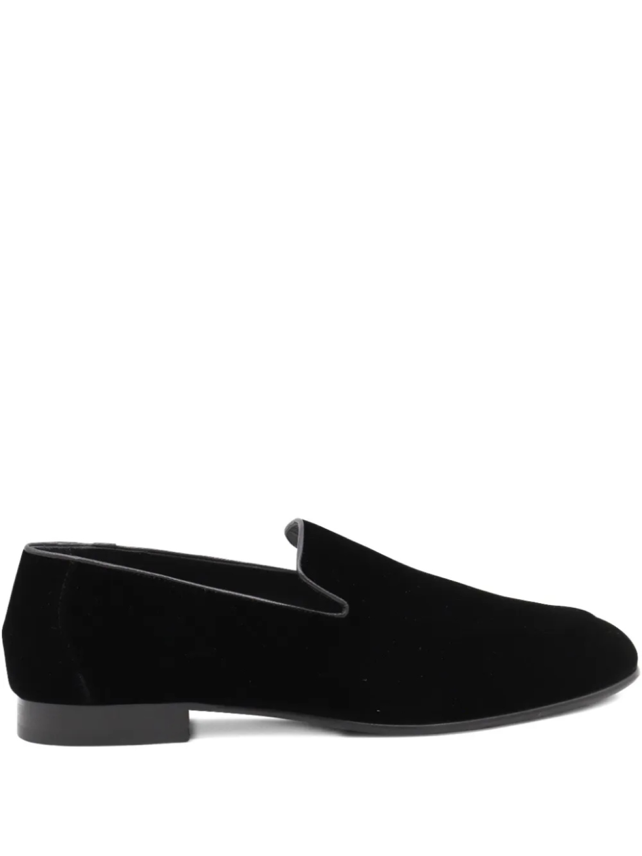 

Мокасины Canali с миндалевидным носком, черный