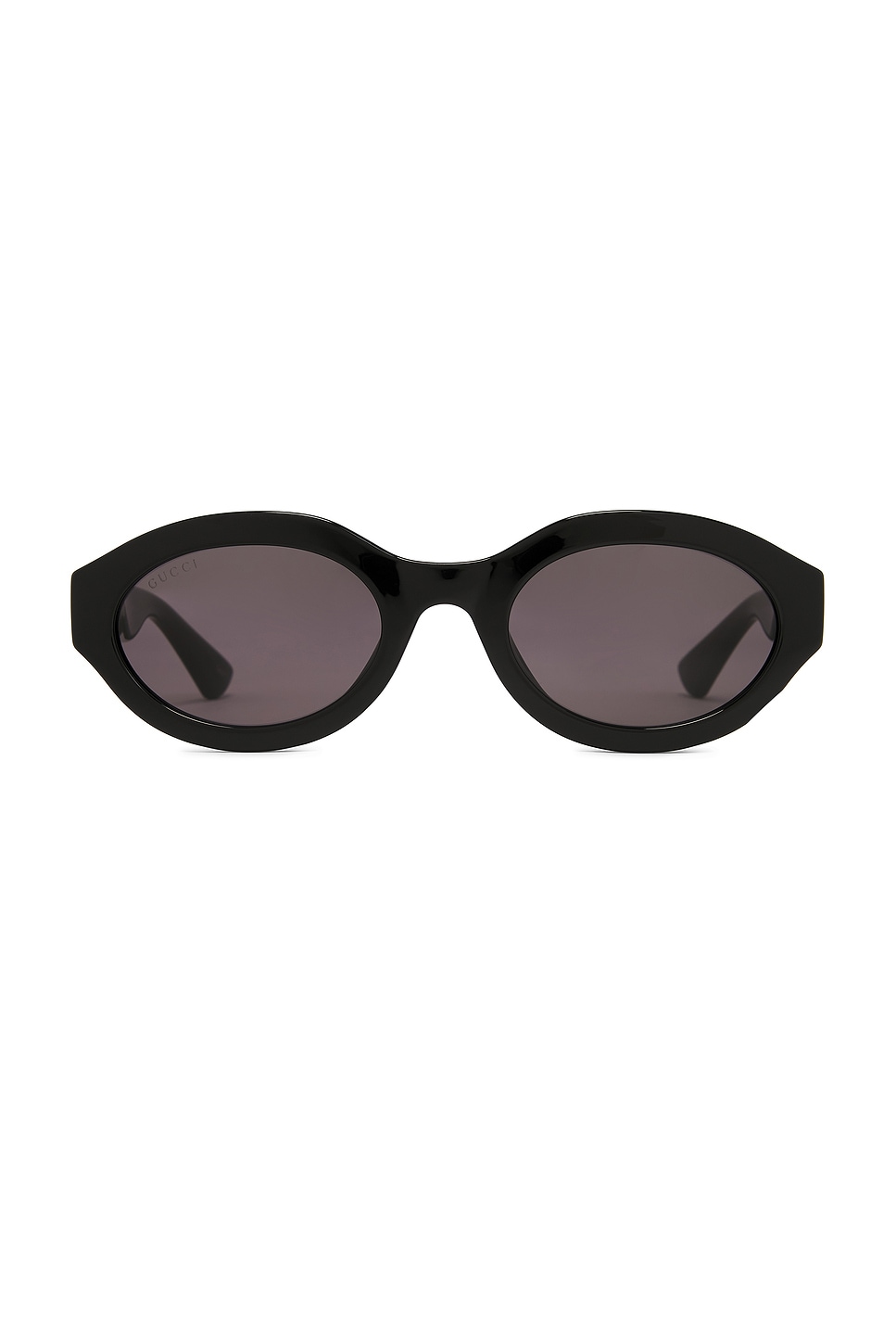 

Овальные солнцезащитные очки Gucci, black