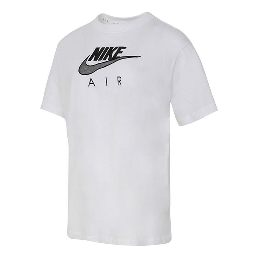 

Футболка (WMNS) Nike Air Logo Casual Sports Short Sleeve White T-Shirt