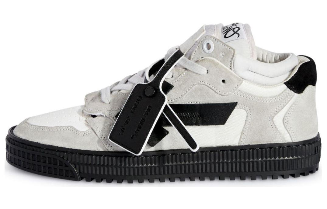 

Кроссовки OFF-WHITE Floating Arrow Logo-appliqué Sneakers, белый/серый