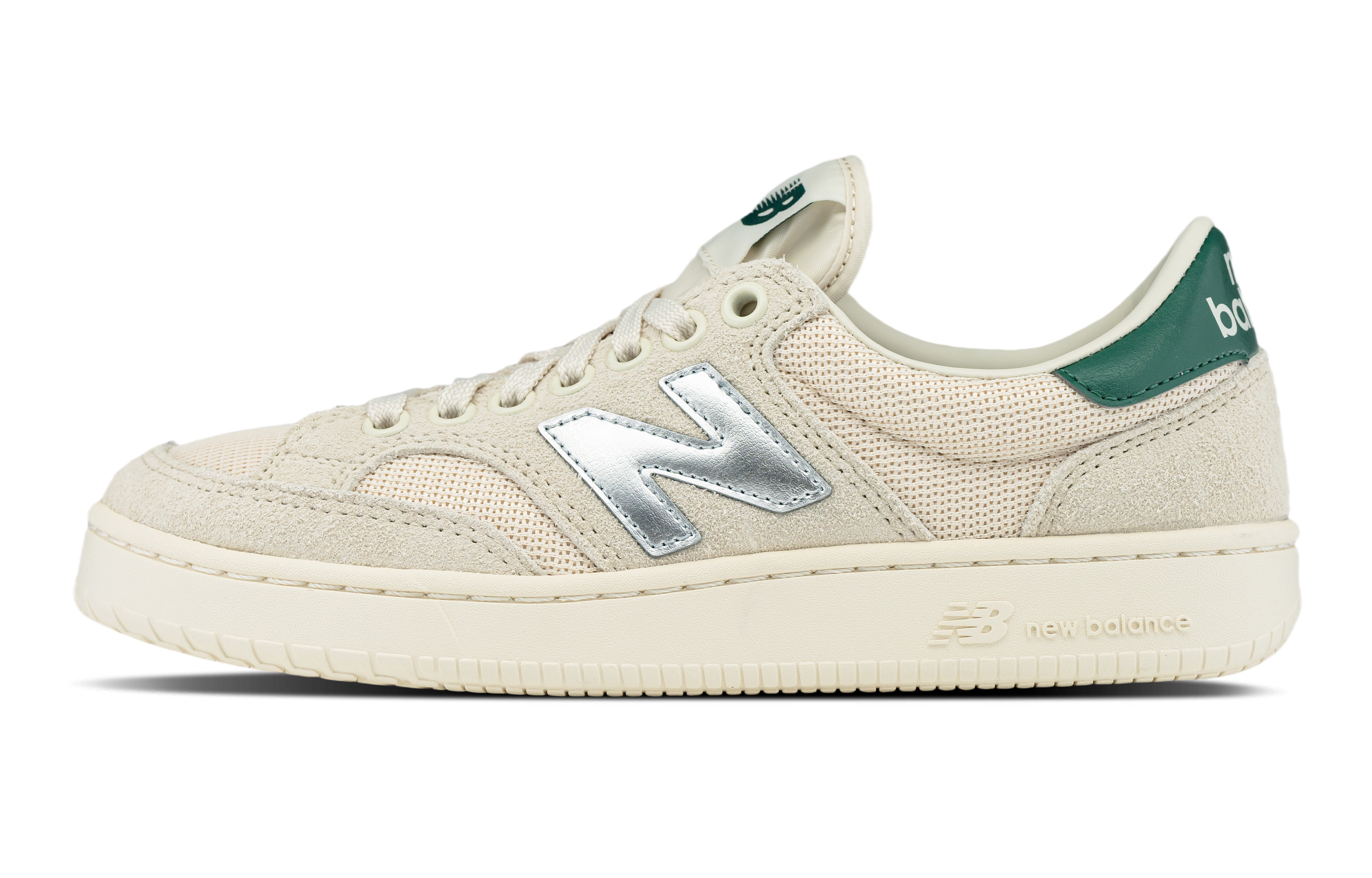 

Кроссовки New Balance NB Pro Court Skateboarding Shoes Unisex Low-top Silver/Green, цвет Off White