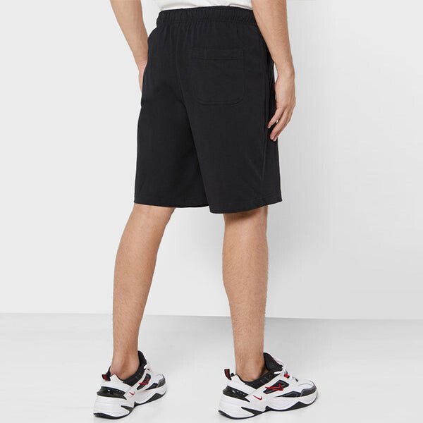 Шорты club short jsy casual sports gym basketball running shorts black Nike, черный — фото 4