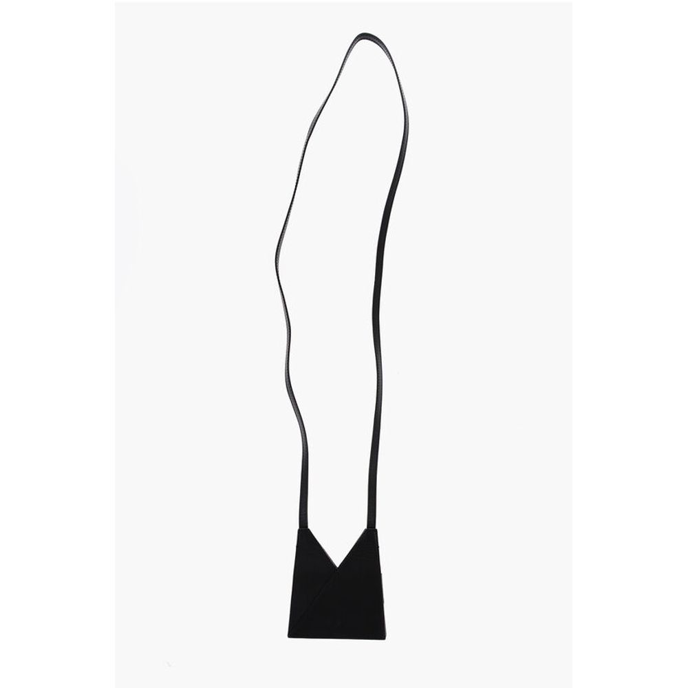 

Кожаный шейный кошелек MM6 Maison Margiela, Black