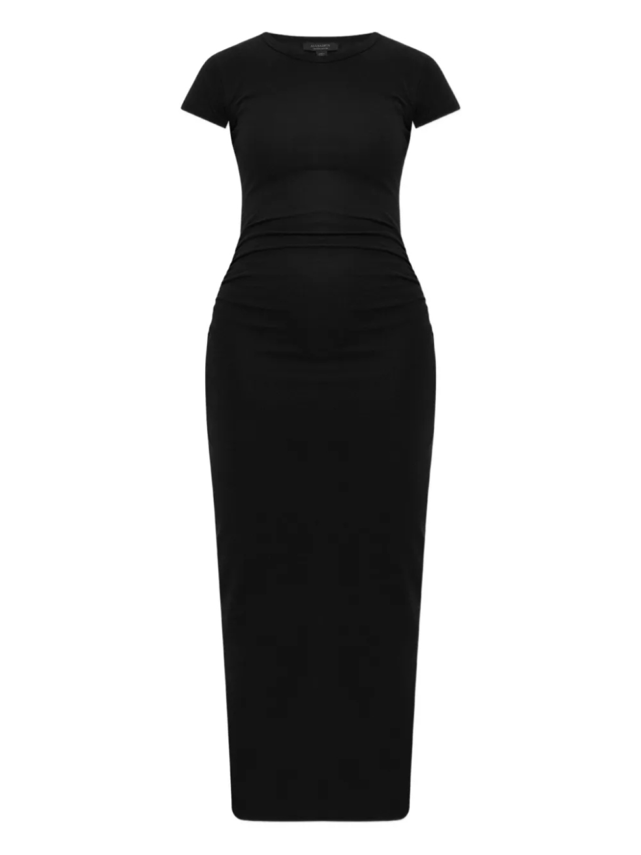 

Платье с короткими рукавами AllSaints Katarina, черный