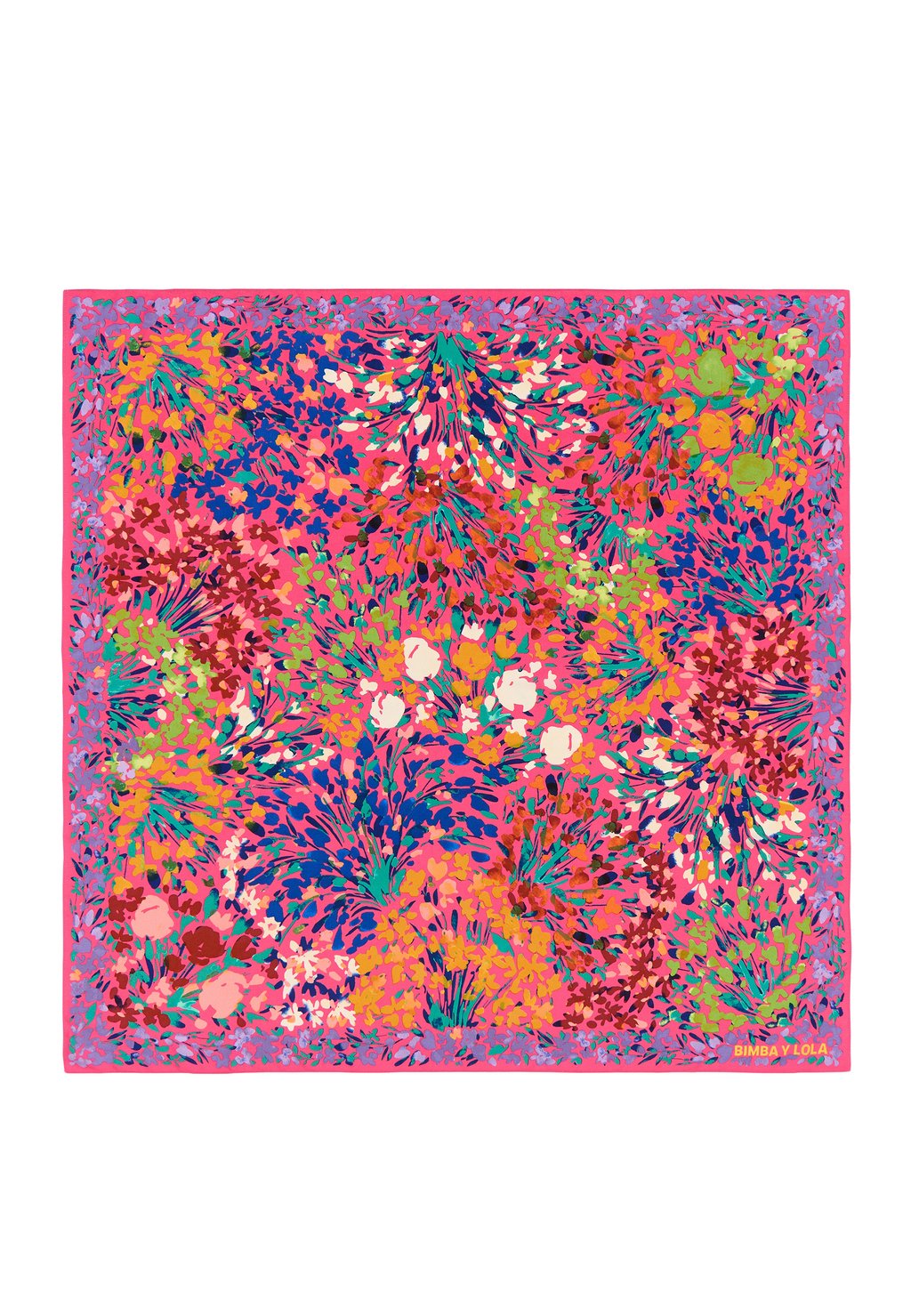 

Шарф JARDÍN FLORES ACUARELA Bimba Y Lola, розовый