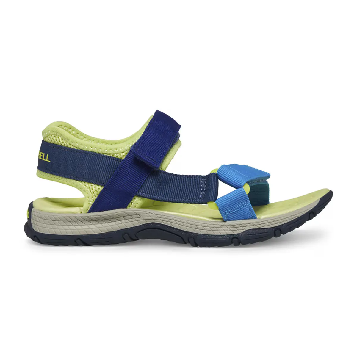 

Детские походные сандалии Merrell Kahuna Web, желтый/синий