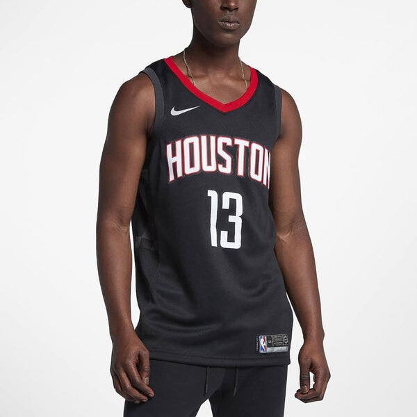 Спортивная футболка nba basketball jersey vest sw fan edition rockets 13 black Nike, черный — фото 3