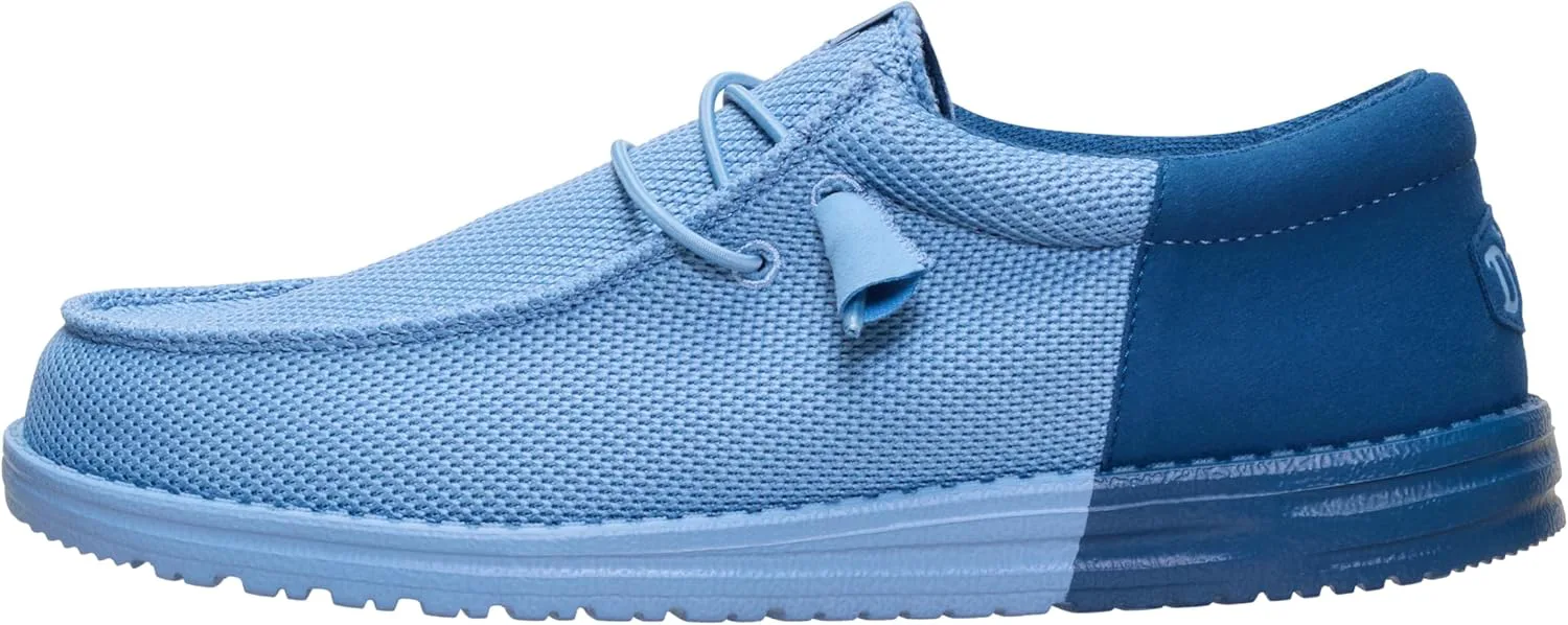 HEYDUDE Mens Wally Funk Mesh Split, синий