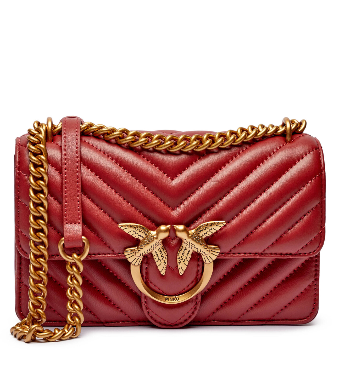 

Сумка через плечо Pinko Love One Mini Crossbody, красный