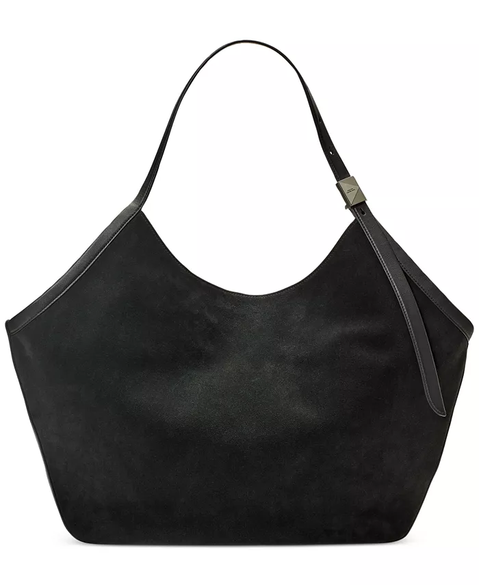 

Сумка-тоут Deco Extra Large Suede Tulip kate spade new york, черный