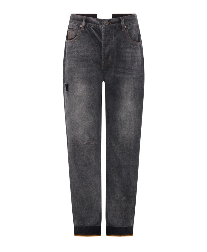 

Джинсы-Бойфренды с низкой талией Bandits One Teaspoon, серый