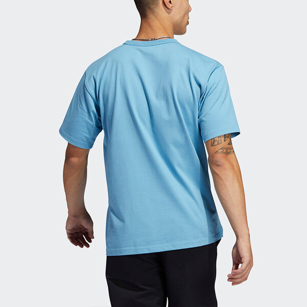 Футболка originals heavyweight shmoofoil logo tee Adidas, синий — фото 4