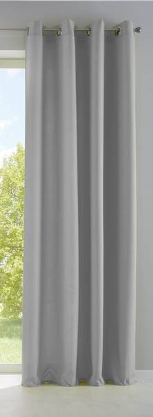

Штора Gardinenbox Ösen Leinen Optik Grobfaser, 140x175x1 см, серый