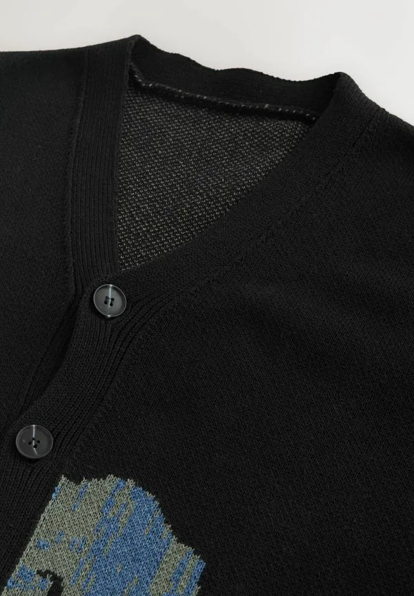 Кардиган свободного кроя с изображением кактуса Next, Navy Blue — фото 2