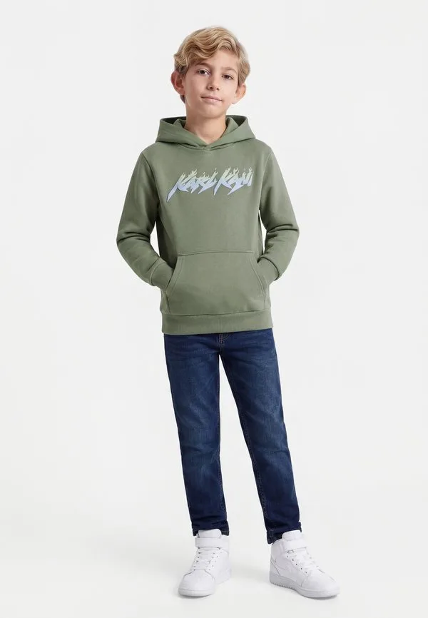 Детская толстовка flames Karl Kani, Olive