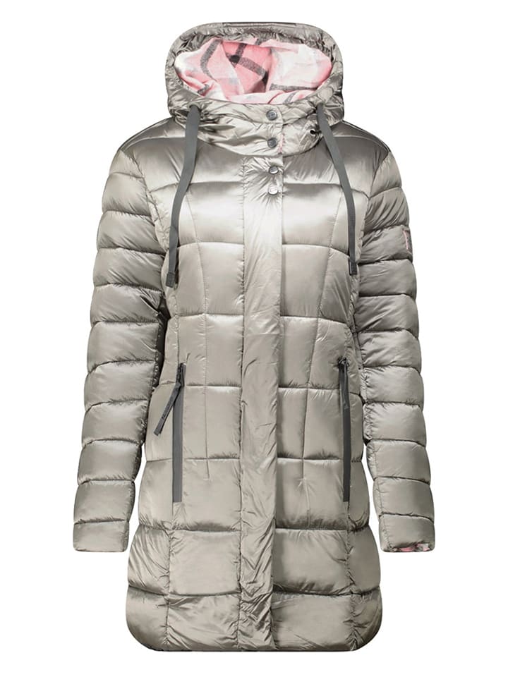 

Geographical Norway Стеганое пальто "Bulli" серого цвета