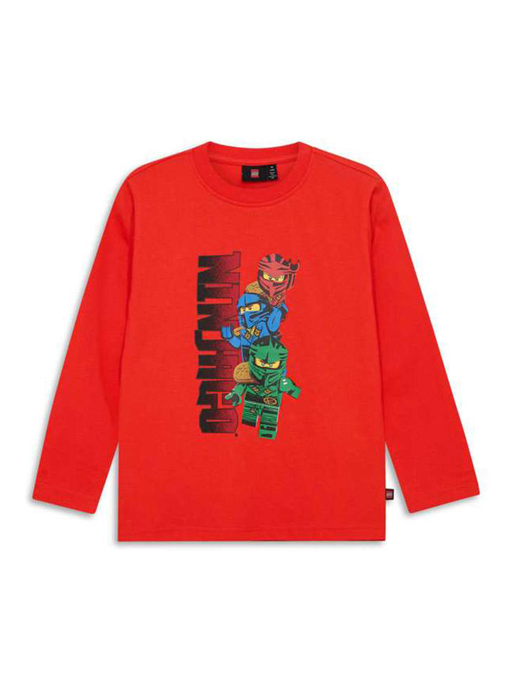 

LEGO Футболка с длинными рукавами красного цвета