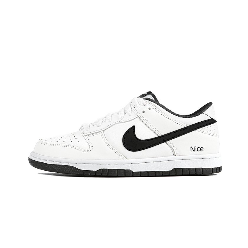 

Nike Детские кроссовки для скейтбординга Dunk "Black" с амортизацией и износостойкостью. Низкий верх. Подростки.