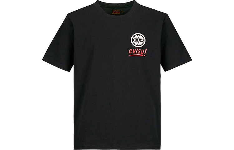 

Футболка мужская черная Evisu, черный