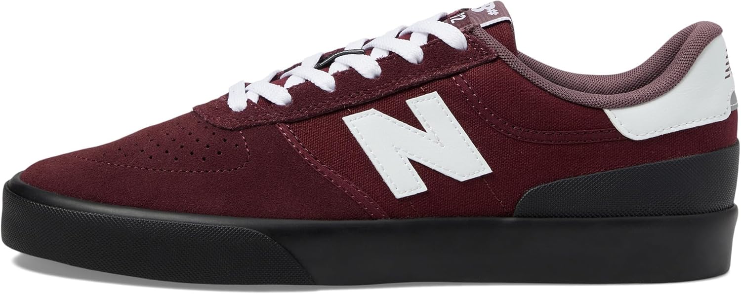Мужские кроссовки для скейтбординга New Balance Numeric 272, черный/бордовый — фото 4
