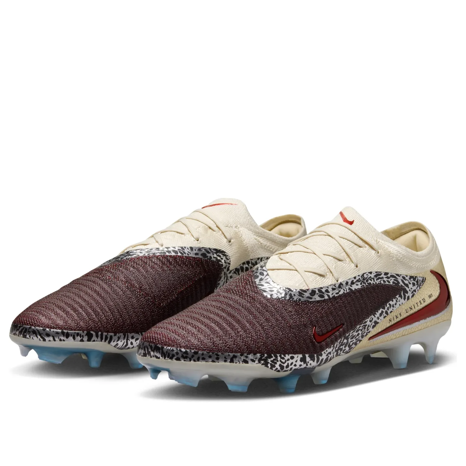 Кроссовки Nike Phantom 6 Low Elite FG 'United 003 Pack', бордовый — фото 3