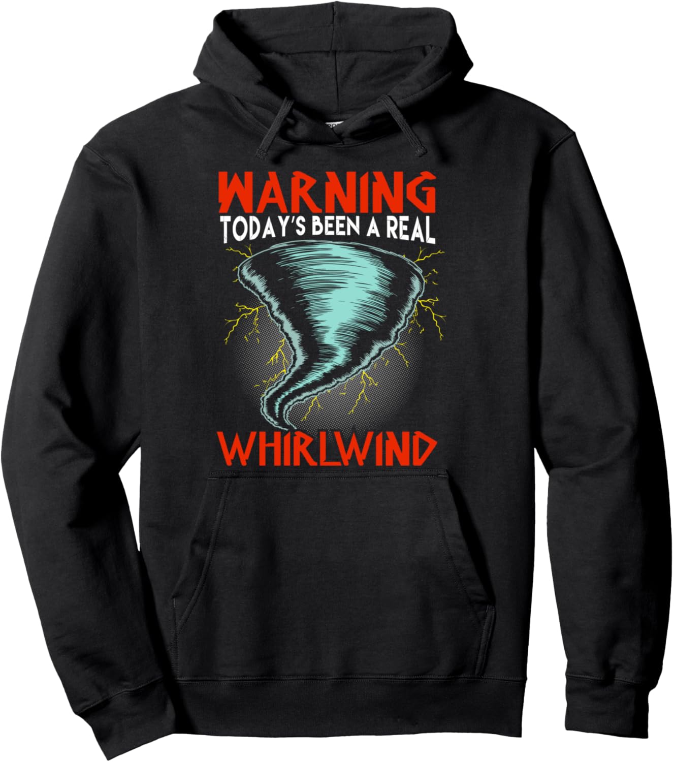 

Сегодня настоящий вихрь! Штормовой торнадо, толстовка, черная, размер S Weather Meteorologist Apparel Co.