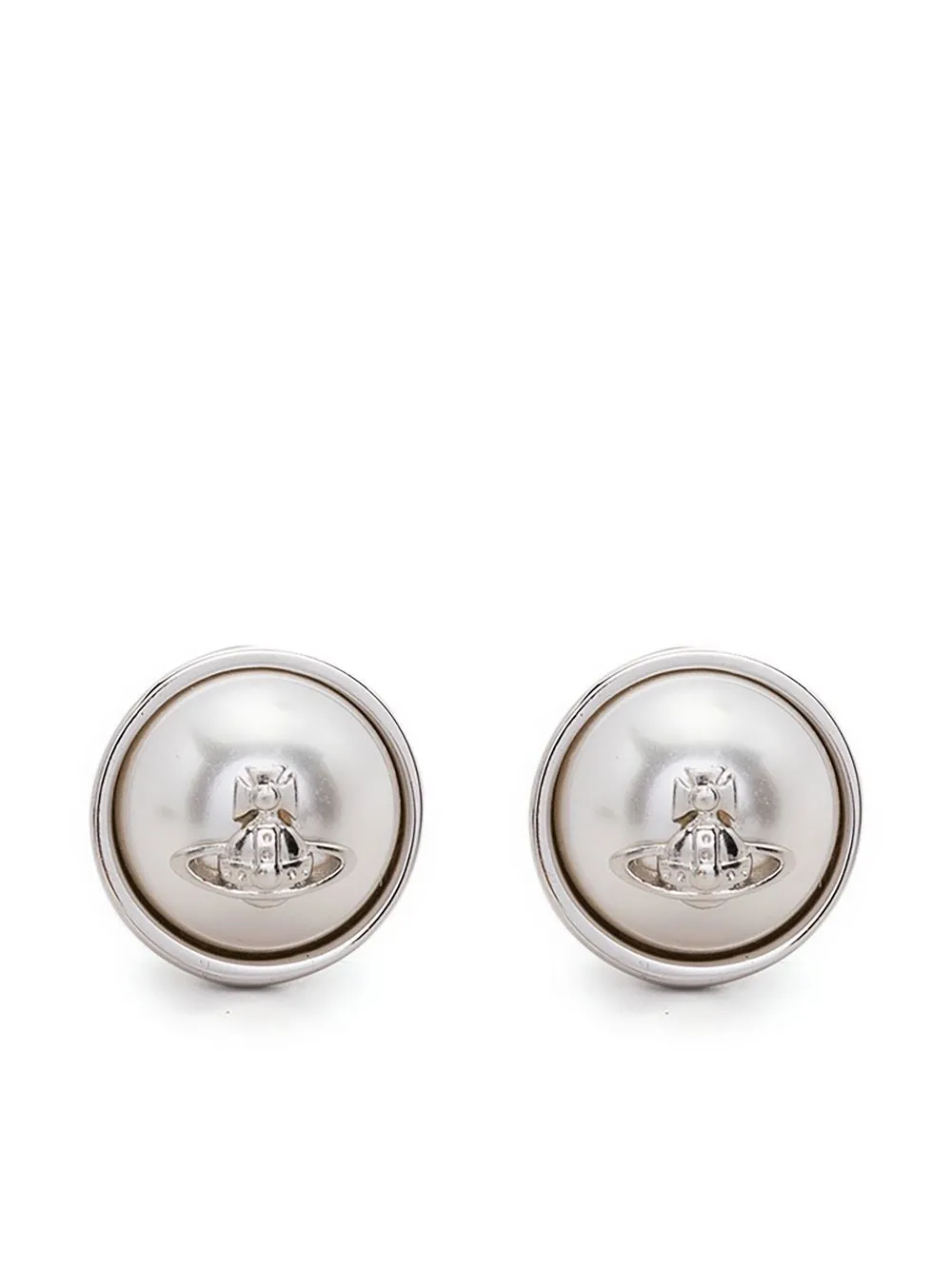 

Серьги-гвоздики с декором Orb Vivienne Westwood, серебяный