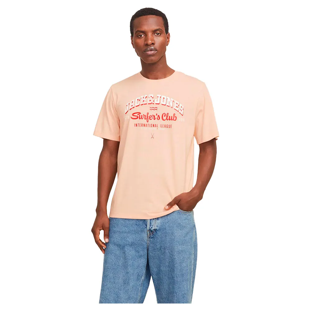 

Футболка с коротким рукавом Jack & Jones Logo, бежевый