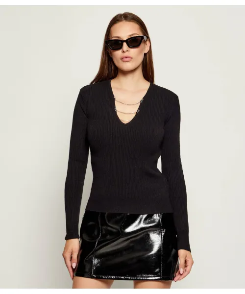

Свитер Slim fit Patrizia Pepe, черный