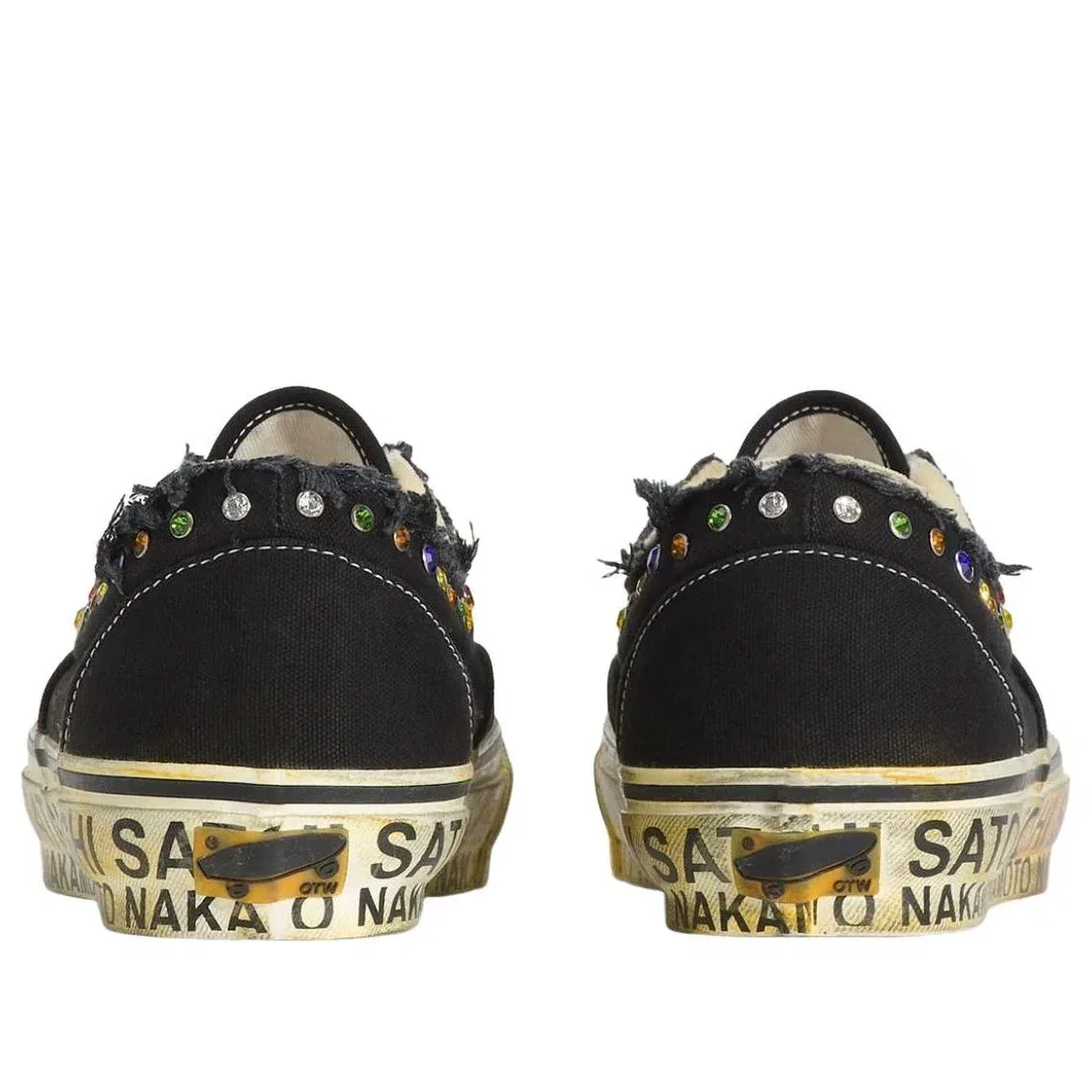 Кеды Vans x Satoshi Nakamoto Authentic 'Black' VN000EFEBLK, черный — фото 2