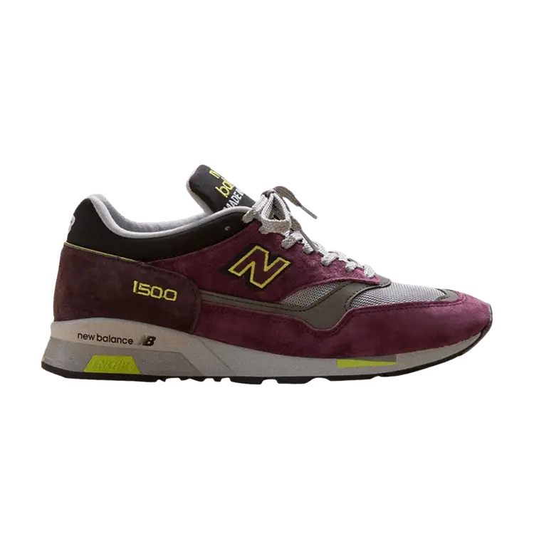 

Кроссовки New Balance 1500 Made in England 'Purple Neon Yellow', фиолетовый