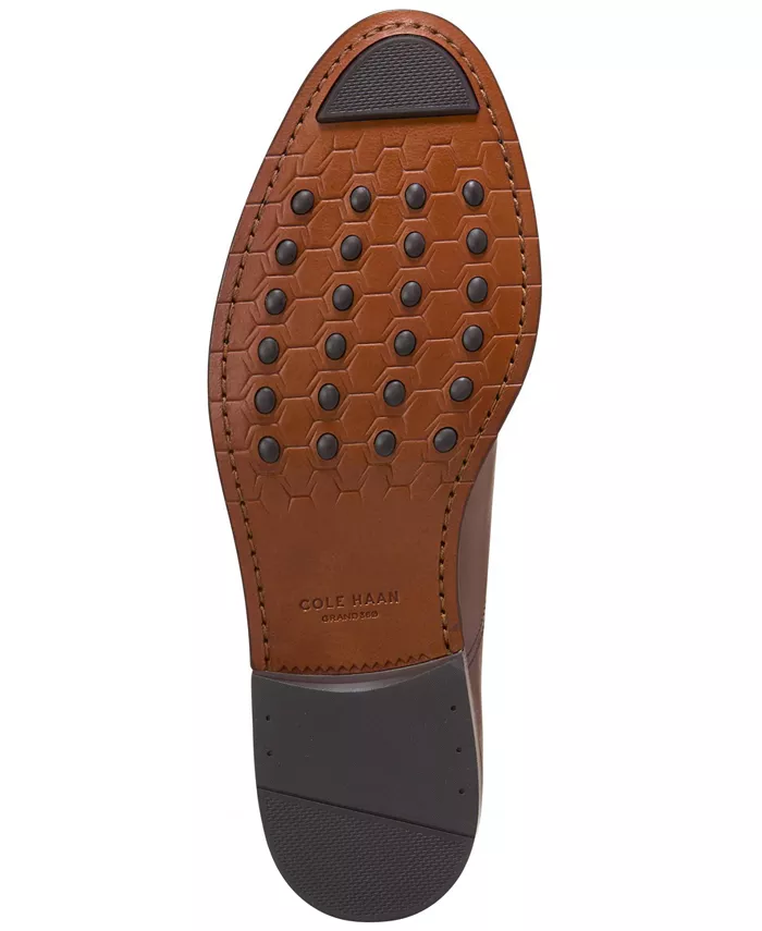 Мужские оксфорды Ledley Grand с отделкой на мыске Cole Haan, коричневый — фото 4