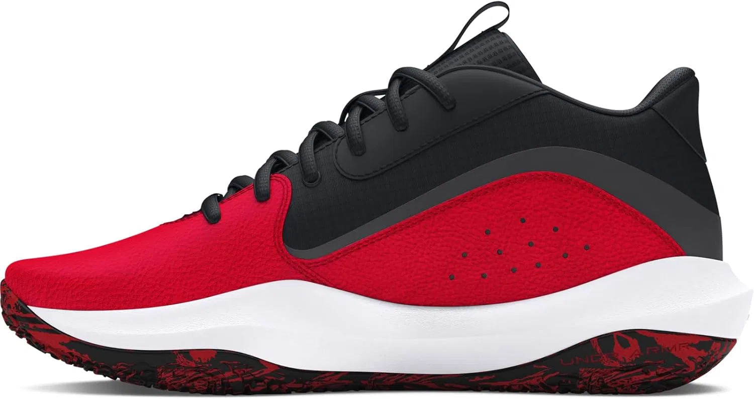 Баскетбольные кроссовки Under Armour GS Lockdown 7 (европейская версия), Red / Black — фото 2