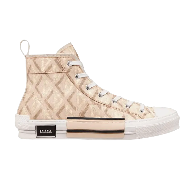 

Кроссовки Dior B23 High CD Diamond - Beige, кремовый